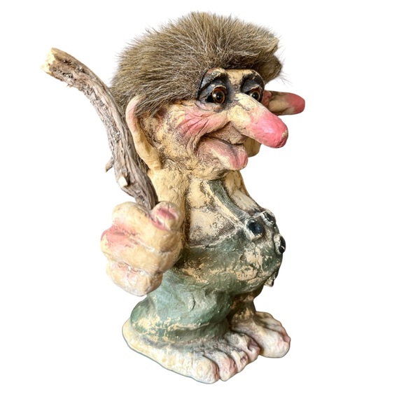 NyForm troll Folk Saga 2 headed Norwegian Vintage EUC - Picture 7 of 13
